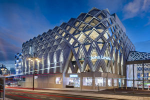 The new John Lewis store, Victoria Gate, Leeds, West Yorkshire. Opening Thursday 20th October 2016